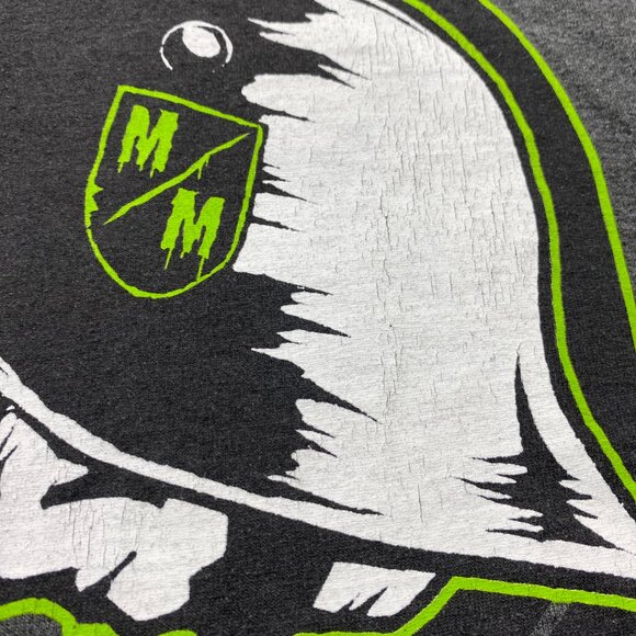 Metal MULISHA Shirt Men Large L Gray Long Sleeve Tee Skull Logo Streetwear Tee - Picture 3 of 10